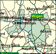 Makerfield - Local Map of the constituency