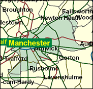 Manchester, Central - Local Map of the constituency