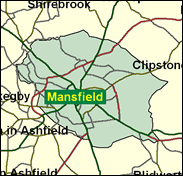Mansfield - Local Map of the constituency