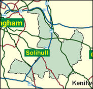 Meriden - Local Map of the constituency