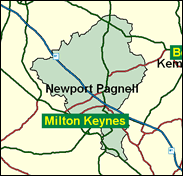 Milton Keynes North East - Local Map of the constituency