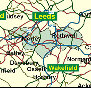 Morley & Rothwell - Local Map of the constituency
