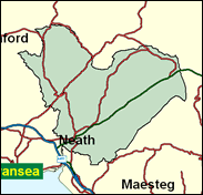 Neath - Local Map of the constituency