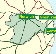 Norfolk South - Local Map of the constituency