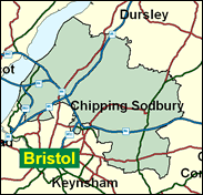 Northavon - Local Map of the constituency