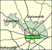 Norwich North - Local Map of the constituency