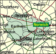 Norwich South - Local Map of the constituency