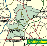 Nottingham North - Local Map of the constituency