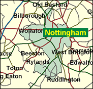Nottingham South - Local Map of the constituency