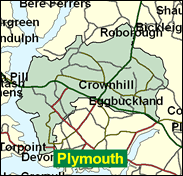 Plymouth, Devonport - Local Map of the constituency