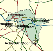 Pontefract & Castleford - Local Map of the constituency