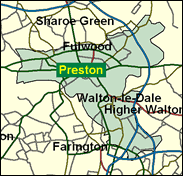 Preston - Local Map of the constituency