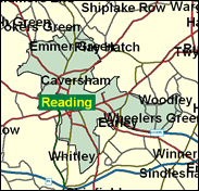 Reading East - Local Map of the constituency