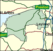 Ribble South - Local Map of the constituency