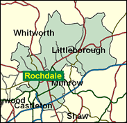 Rochdale - Local Map of the constituency