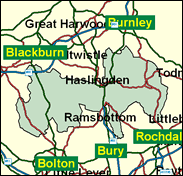 Rossendale & Darwen - Local Map of the constituency