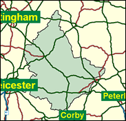 Rutland & Melton - Local Map of the constituency