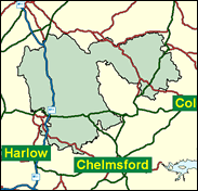 Saffron Walden - Local Map of the constituency