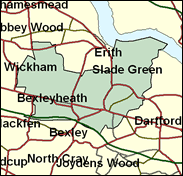 Bexleyheath & Crayford - Local Map of the constituency