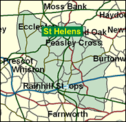 St Helens South - Local Map of the constituency