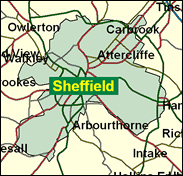 Sheffield, Central - Local Map of the constituency