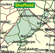 Sheffield, Heeley - Local Map of the constituency
