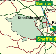 Sheffield, Hillsborough - Local Map of the constituency