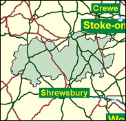 Shropshire North - Local Map of the constituency