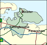 Sittingbourne & Sheppey - Local Map of the constituency