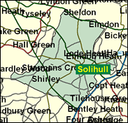 Solihull - Local Map of the constituency