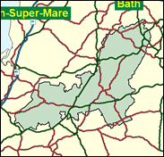Somerton & Frome - Local Map of the constituency