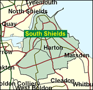 South Shields - Local Map of the constituency