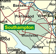 Southampton, Itchen - Local Map of the constituency