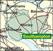 Southampton, Test - Local Map of the constituency