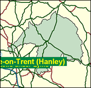 Staffordshire Moorlands - Local Map of the constituency