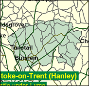 Stoke-on-Trent North - Local Map of the constituency