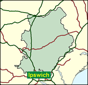 Suffolk Central & Ipswich North - Local Map of the constituency