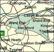 Birmingham, Hodge Hill - Local Map of the constituency