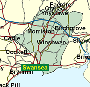 Swansea East - Local Map of the constituency