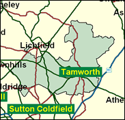 Tamworth - Local Map of the constituency