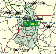 Telford - Local Map of the constituency