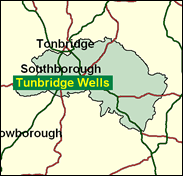 Tunbridge Wells - Local Map of the constituency