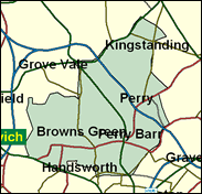 Birmingham, Perry Barr - Local Map of the constituency
