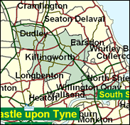 Tyneside North - Local Map of the constituency