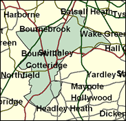 Birmingham, Selly Oak - Local Map of the constituency