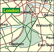 Vauxhall - Local Map of the constituency