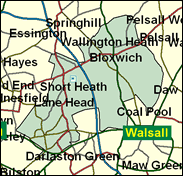 Walsall North - Local Map of the constituency