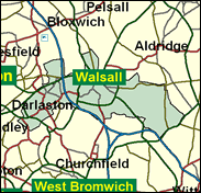 Walsall South - Local Map of the constituency
