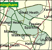 Birmingham, Sparkbrook & Small Heath - Local Map of the constituency