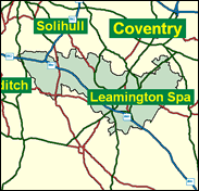 Warwick & Leamington - Local Map of the constituency